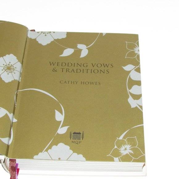 Wedding Vows & Traditions Cathy Howes 2005 Engagement Anniversary Bridal Book - Picture 5 of 8